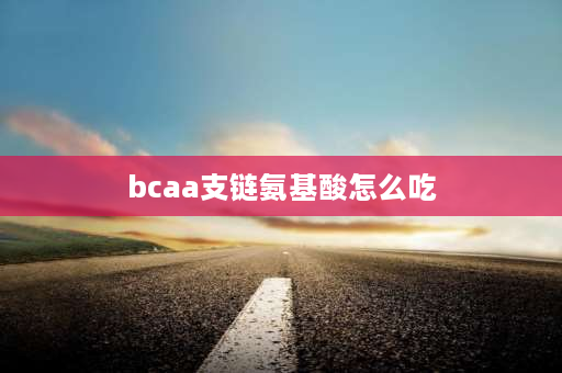 bcaa支链氨基酸怎么吃 健身初期适合吃BCAA支链氨基酸吗？