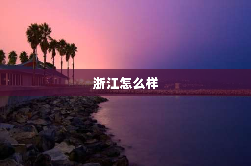 浙江怎么样 浙江经济发展状况及前景？