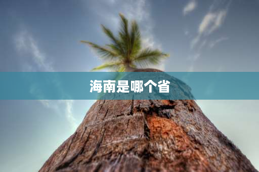 海南是哪个省 海南省的陆地面积大约是多少？