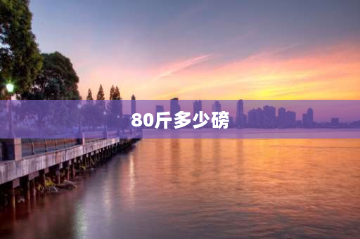 80斤多少磅 体重80斤等于多少千克？