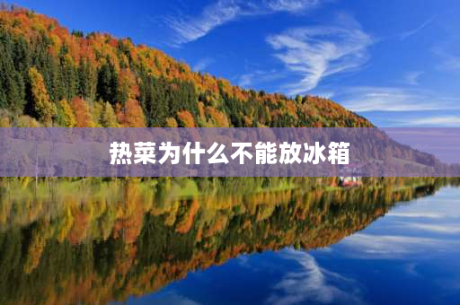 热菜为什么不能放冰箱 为什么热菜放入冰箱容易坏？