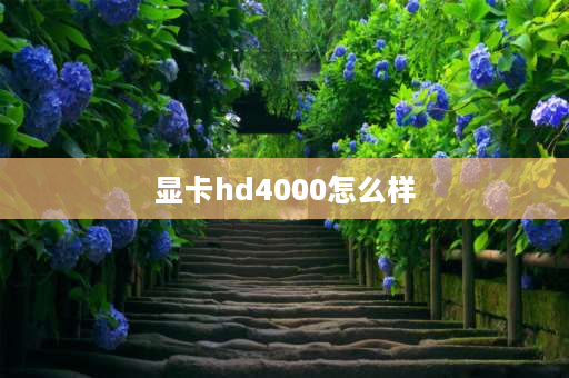 显卡hd4000怎么样 intelgmahd4000显卡怎么样？