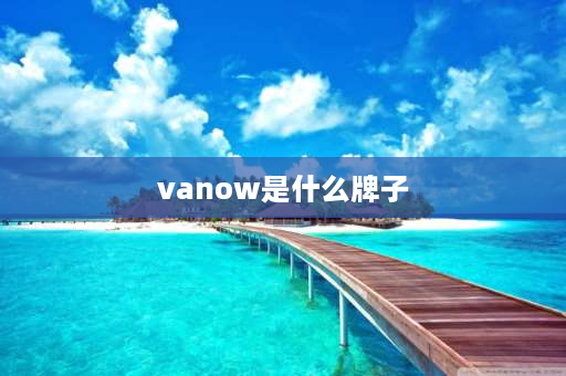 vanow是什么牌子 vanow是英国的牌子吗？