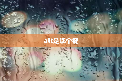 alt是哪个键 Alt是控制键，那Ctrl叫什么键？