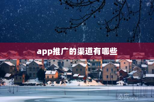 app推广的渠道有哪些 app推广找谁做？