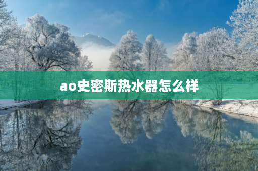 ao史密斯热水器怎么样 ao史密斯燃气热水器质量怎么样？