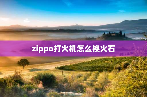 zippo打火机怎么换火石 ZIPPO打火机怎么换灯芯，高手帮帮忙，谢谢？