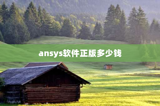 ansys软件正版多少钱 ansys安装流程？