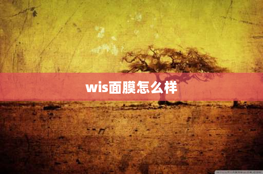 wis面膜怎么样 wis面膜靠谱吗？可以说说使用体验吗？ 