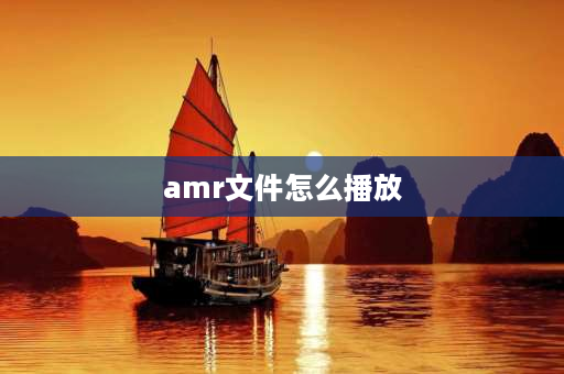 amr文件怎么播放 amr文件用什么打开？