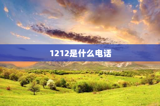 1212是什么电话 1212女生说什么意思？